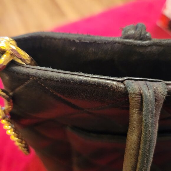 Chanel Caviar Medallion Tote Brown - Picture 4 of 6